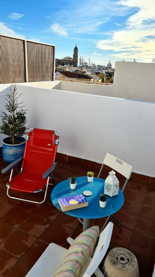 Penthouse With Solarium In The Center Of Malaga-Atico Con Solarium En El Centro De Malaga Apartment ภายนอก รูปภาพ